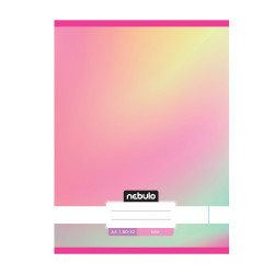 Füzet, A4, sima, 80-32, Monochrome és Gradient minták I., 12 db/csomag Nebulo