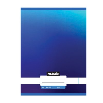 Füzet, A4, sima, 80-32, Monochrome és Gradient minták II., 12 db/csomag Nebulo