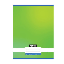 Füzet, A4, sima, 80-32, Monochrome és Gradient minták II., 12 db/csomag Nebulo