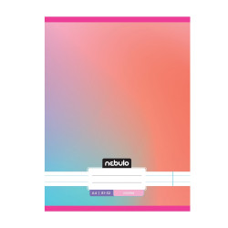 Füzet, A4, vonalas, 81-32, Monochrome és Gradient minták I., 12 db/csomag Nebulo Iskolai füzet Nebulo