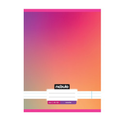 Füzet, A4, vonalas, 81-32, Monochrome és Gradient minták I., 12 db/csomag Nebulo