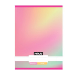Füzet, A4, vonalas, 81-32, Monochrome és Gradient minták I., 12 db/csomag Nebulo