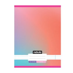Füzet, A4, vonalas, 81-32, Monochrome és Gradient minták I., 12 db/csomag Nebulo Iskolai füzet Nebulo