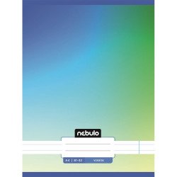 Füzet, A4, vonalas, 81-32, Monochrome és Gradient minták II., 12 db/csomag Nebulo Iskolai füzet Nebulo