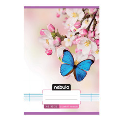 Füzet, A5, 2. osztályos vonalas, 16-32, Cuki minták, 16 db/csomag Nebulo Iskolai füzet Nebulo