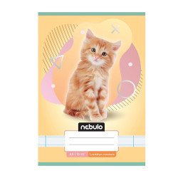 Füzet, A5, 3. osztályos vonalas, 12-32, Állatos minták, 16 db/csomag Nebulo Iskolai füzet Nebulo