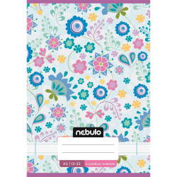Füzet, A5, 3. osztályos vonalas, 12-32, Cuki minták, 16 db/csomag Nebulo