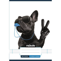 Füzet, A5, 3. osztályos vonalas, 12-32, Vagány minták, 16 db/csomag Nebulo Iskolai füzet Nebulo