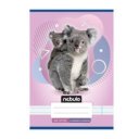 Füzet, A5, 4. osztályos vonalas, 21-32, Állatos minták, 16 db/csomag Nebulo