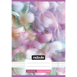 Füzet, A5, 4. osztályos vonalas, 21-32, Cuki minták, I., 16 db/csomag Nebulo