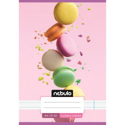 Füzet, A5, 4. osztályos vonalas, 21-32, Cuki minták, I., 16 db/csomag Nebulo