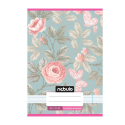 Füzet, A5, 4. osztályos vonalas, 21-32, Cuki minták, II., 16 db/csomag Nebulo