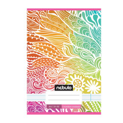 Füzet, A5, 4. osztályos vonalas, 21-32, Cuki minták, II., 16 db/csomag Nebulo