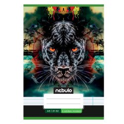 Füzet, A5, 4. osztályos vonalas, 21-32, Vagány minták, II., 16 db/csomag Nebulo Iskolai füzet Nebulo