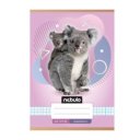 Füzet, A5, kockás, 27-32, Állatos minták, 16 db/csomag Nebulo