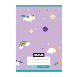 Füzet, A5, lecke, 20-32, Mix minták, 16 db/csomag Nebulo Iskolai füzet Nebulo