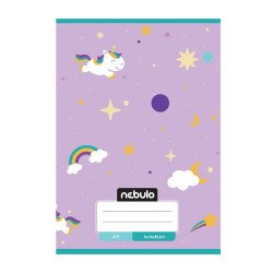 Füzet, A5, lecke, 20-32, Mix minták, 16 db/csomag Nebulo Iskolai füzet Nebulo