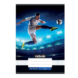 Füzet, A5, sima, 20-32, Vagány minták, 16 db/csomag Nebulo