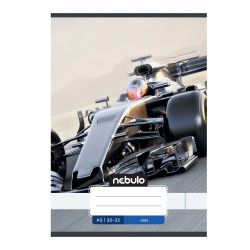 Füzet, A5, sima, 20-32, Vagány minták, 16 db/csomag Nebulo