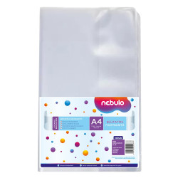 Füzetborító A4, bújtatós, PVC, 10 db/csomag, Nebulo Füzet, könyv borító Nebulo