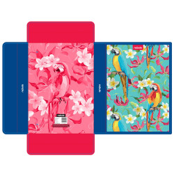 Füzetbox A4, hullámkarton, Papagáj, Nebulo Tok, tartó, füzetbox Nebulo