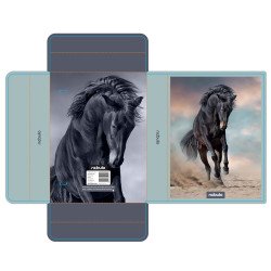 Füzetbox A5, hullámkarton, Lovas, Nebulo Tok, tartó, füzetbox Nebulo