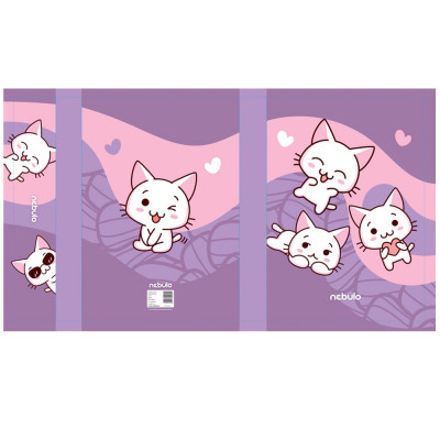 Füzetbox, A4, Cica, Nebulo