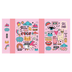 Füzetbox, A5, Girl Power, Nebulo Tok, tartó, füzetbox Nebulo