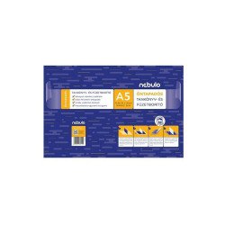 Tankönyvborító, A5, 10ív/csomag, öntapadós, sima, Nebulo Füzet, könyv borító Nebulo