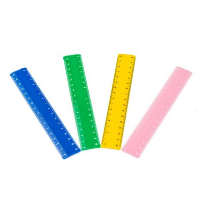 Vonalzó 16cm,-es, vegyes színek Nebulo