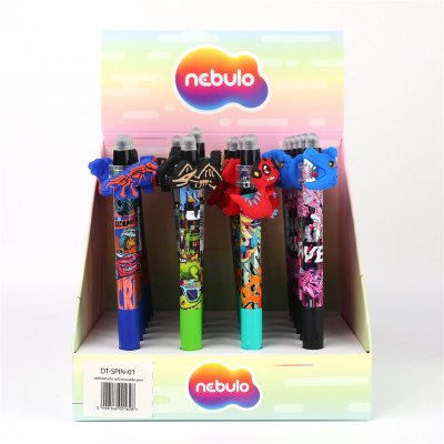 Zseléstoll radírozható, nyomógombos, mérges dino 24 db/display Nebulo