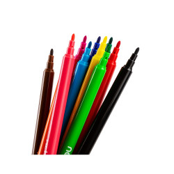 Rostirón, filctoll készlet, vízbázisú Nebulo 12 klf. szín Filctoll Nebulo