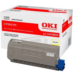 Oki C711 toner yellow ORIGINAL 11,5K Toner original Oki