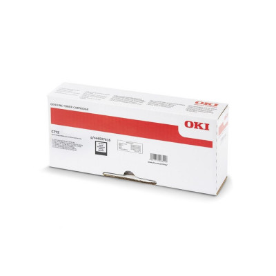Oki C712 toner black ORIGINAL