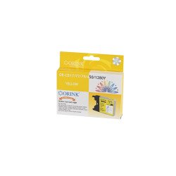 Brother LC12/LC1220/LC1240/LC1280XL tintapatron yellow ORINK Tintapatron kompatibilis Orink