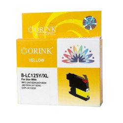 Brother LC125XL tintapatron yellow ORINK Tintapatron kompatibilis Orink