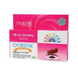 Canon CLI551XL tintapatron magenta ORINK Tintapatron kompatibilis Orink