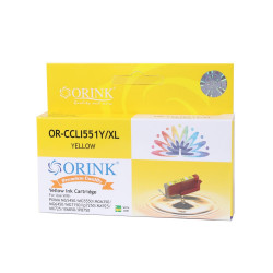 Canon CLI551XL tintapatron yellow ORINK Tintapatron kompatibilis Orink