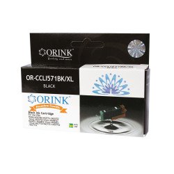 Canon CLI571XL tintapatron black ORINK Tintapatron kompatibilis Orink