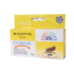 Canon CLI571XL tintapatron yellow ORINK Tintapatron kompatibilis Orink