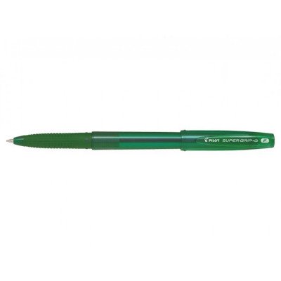 Golyóstoll 0,7 kupakos F Super Grip G Pilot, írásszín zöld
