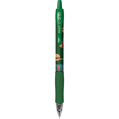 Zseléstoll 0,7mm, nyomógombos Pilot G-2 One Piece, írásszín zöld