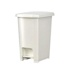 Szemetes kuka pedálos műanyag 40 literes fehér UP402-001 Papírkosár, szemetes Planet