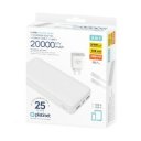 Powerbank szett 20000 mAh +20W PD töltő Platinet fehér