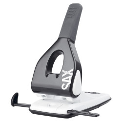 Lyukasztó 65lap 50%-al könnyített lyukasztás Sax 618 design fekete Lyukasztó Sax