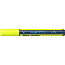 Üvegtábla marker 1-3mm, Schneider Maxx 245 sárga Táblamarker Schneider