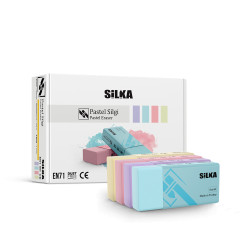 Radír, pasztell, 24 db/display Silka Radír Silka