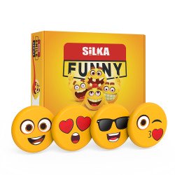 Radír, smile-nagy, 36 db/display, Silka Radír Silka