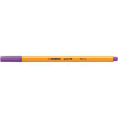 Rostirón, tűfilc 0,4mm, STABILO Point 88 sötétlila