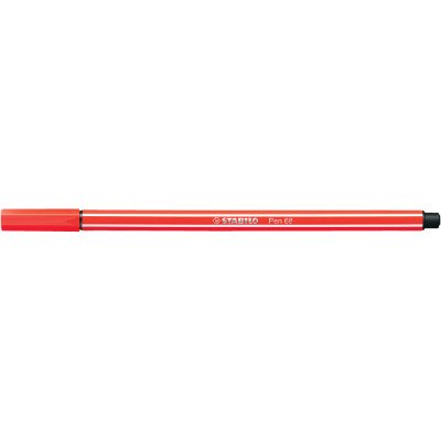 Rostirón, filctoll 1mm, M STABILO Pen 68 piros